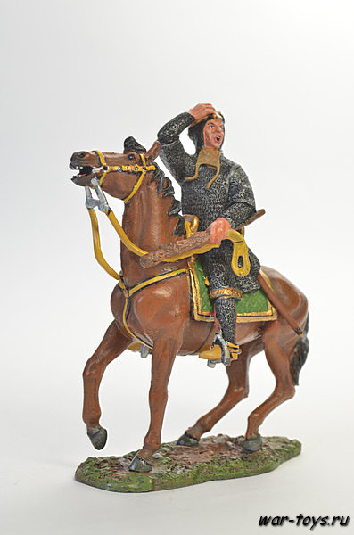 Коллекционный оловянный солдатик. Масштаб 1:32 - высота всадника 60 мм 