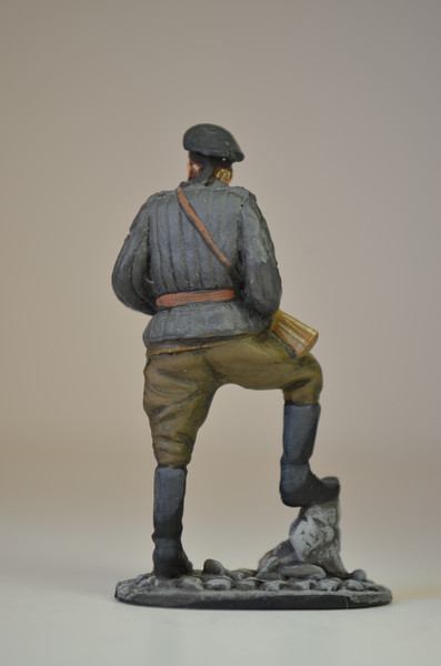 Оловянный солдатик 54 мм. Полу коллекционный покрас. все оловянные солдатики раскрашиваются мастером в ручную.