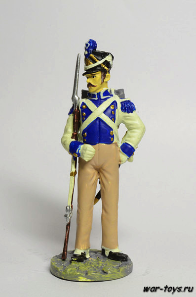Рядовой фузилерной роты 6-го полка линейной пехоты вестфальской армии 1812-13 гг.