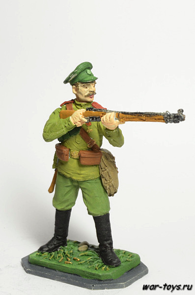 Оловянный солдатик в росписи, 54 мм. Все оловянные солдатики расписываются мастером в ручную