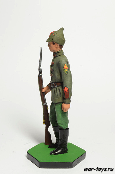 Оловянный солдатик в росписи, 54 мм. Все оловянные солдатики расписываются мастером в ручную