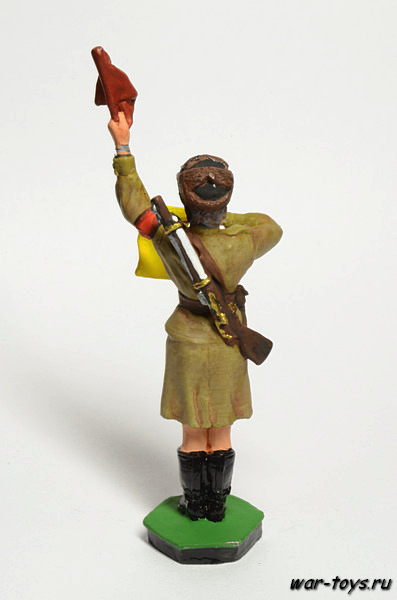 Оловянный солдатик в росписи 54 мм. Все оловянные солдатики расписываются художником в ручную