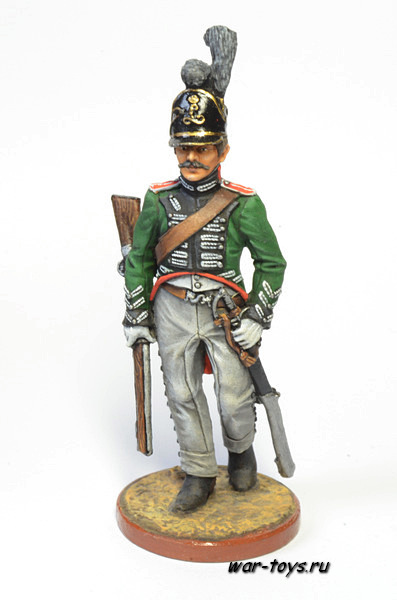 Оловянный солдатик в росписи 54 мм. Все оловянные солдатики расписываются мастером в ручную