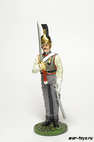 Рядовой Орденского кирасирского полка в походной форме, 1812–1814 гг.