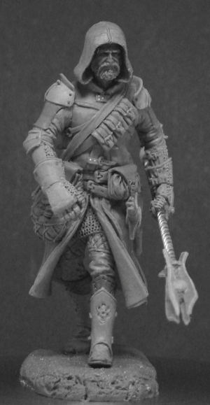 Оловянный солдатик, белый металл (набор для сборки из 16 деталей). Размер 54 мм (1:30)