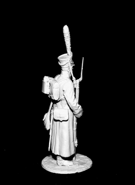 Оловянный солдатик, белый металл (набор для сборки из 12 деталей). Размер 54 мм (1:30)