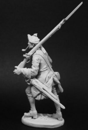 Оловянный солдатик, белый металл (набор для сборки из 14 деталей). Размер 54 мм (1:30)