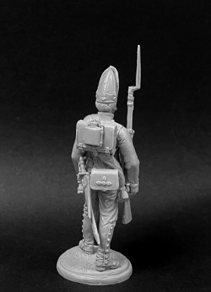 Оловянный солдатик, белый металл (набор для сборки). Размер 54 мм (1:30) 3 варианта голов, 2 варианта рук