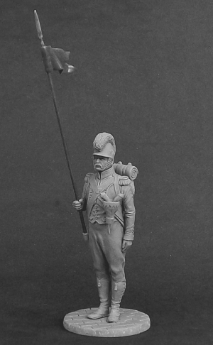Оловянный солдатик, белый металл (набор для сборки из 10 деталей). Размер 54 мм (1:30)